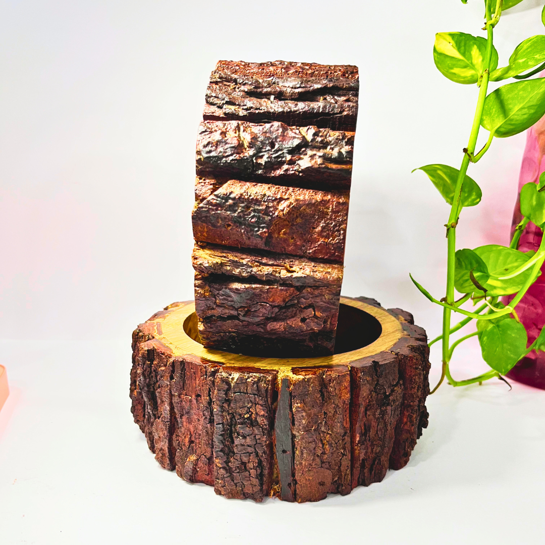 Rustic Wooden Dryfruit Serving Bowls - Image 2