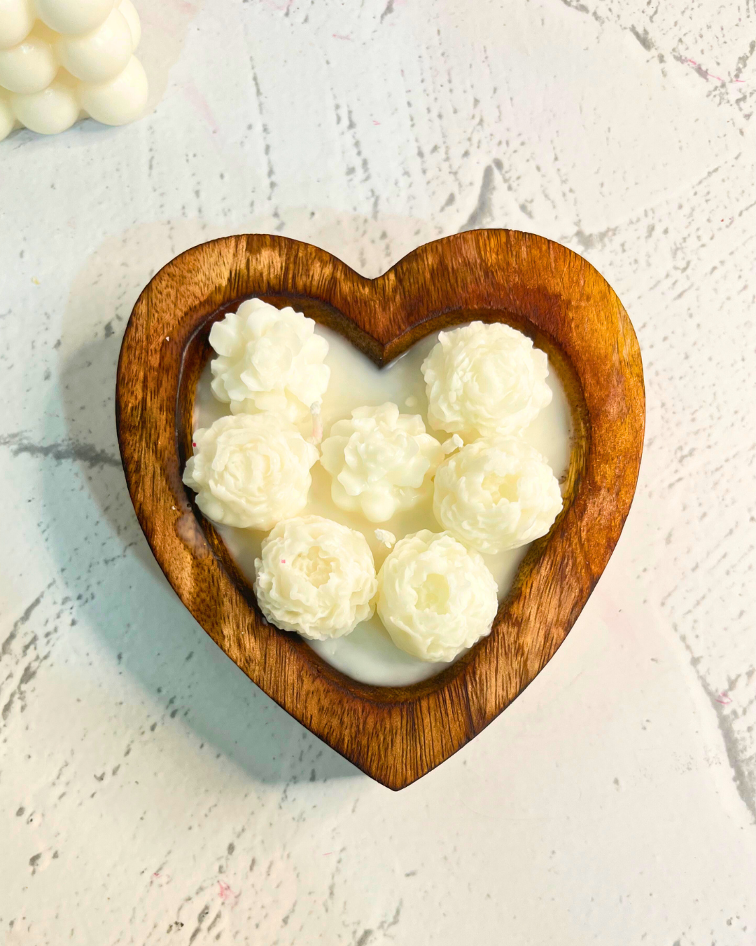 Blossom White Heart - Image 3